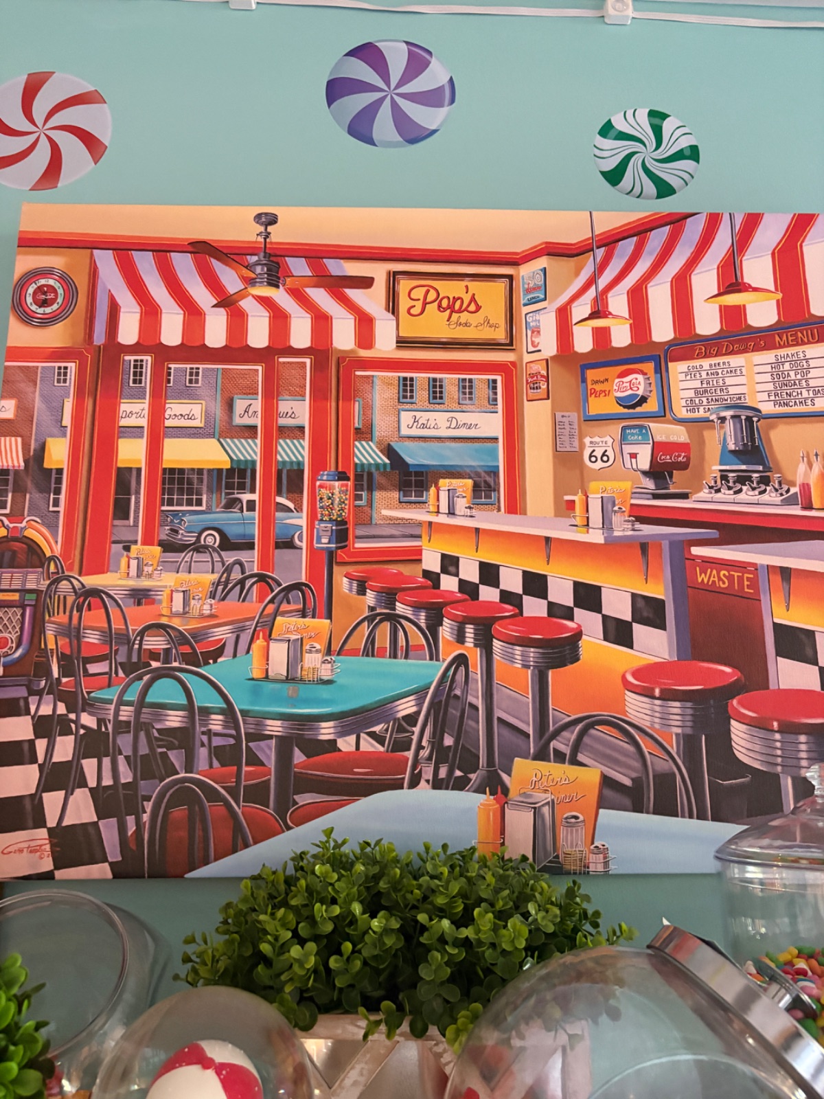 Pop's Diner Wall Art