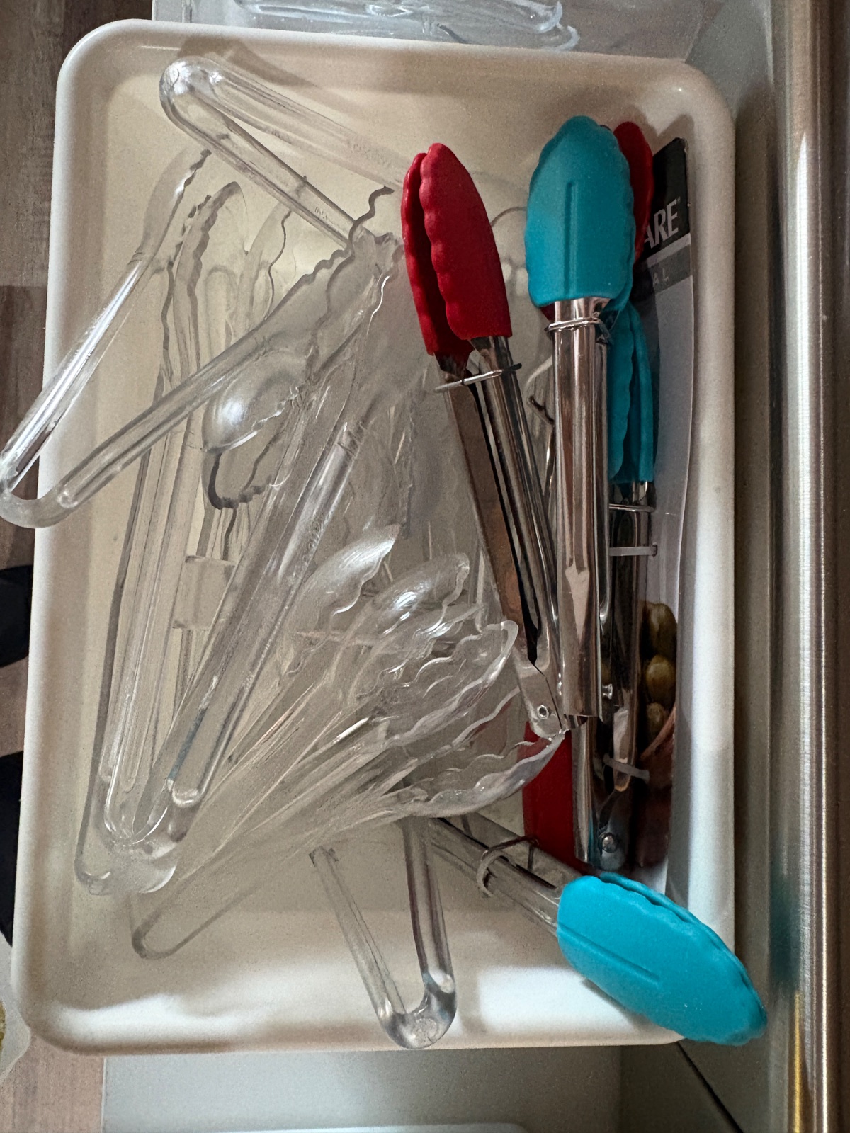 Set of Plastic Tongs