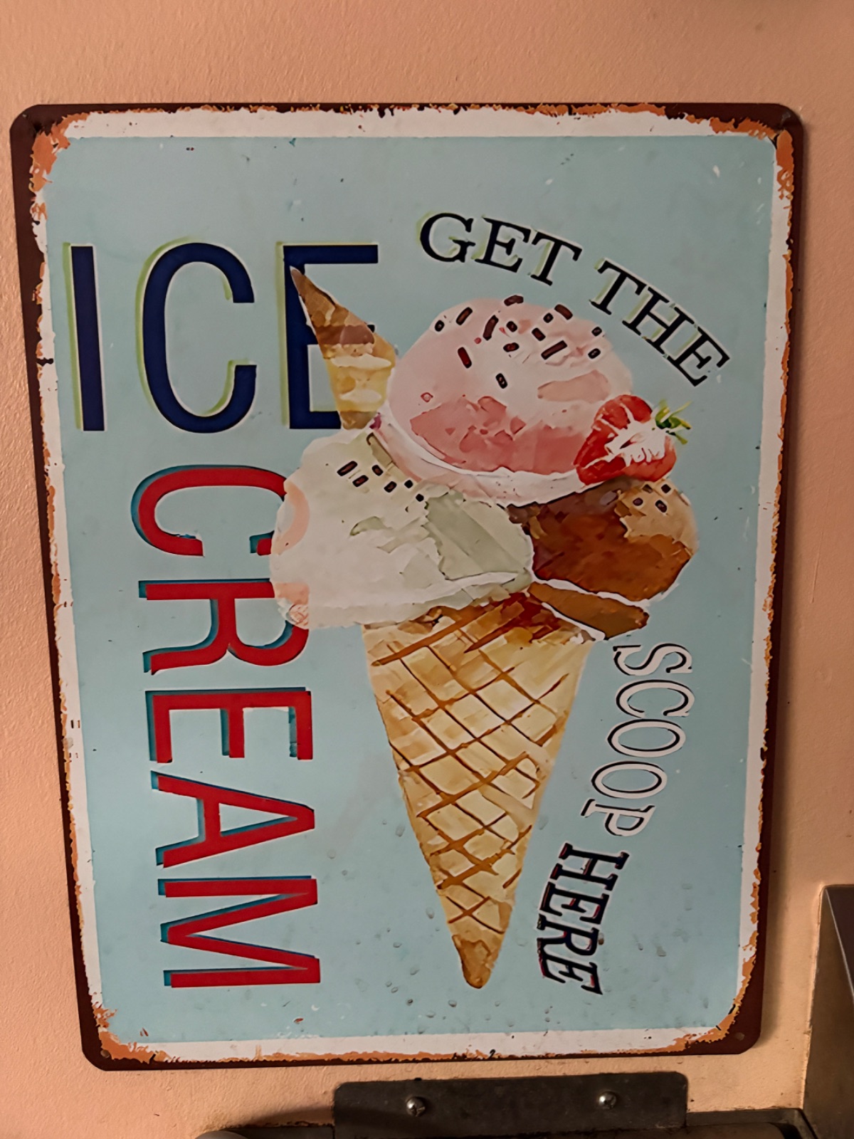 Ice Cream Sign