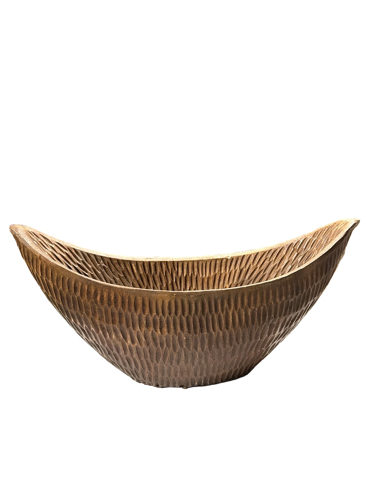 Large decorative metal bowl