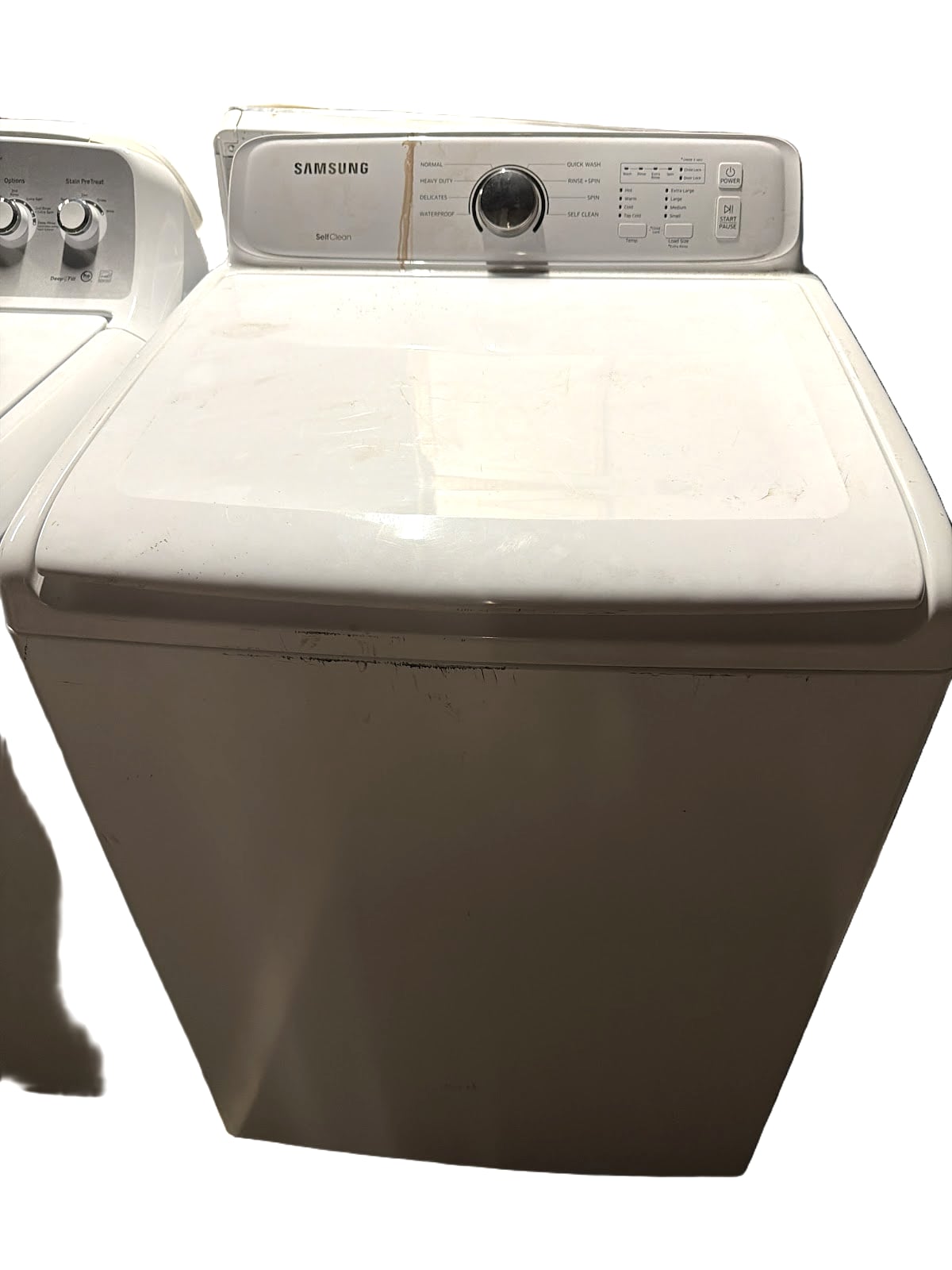 Samsung top load washer