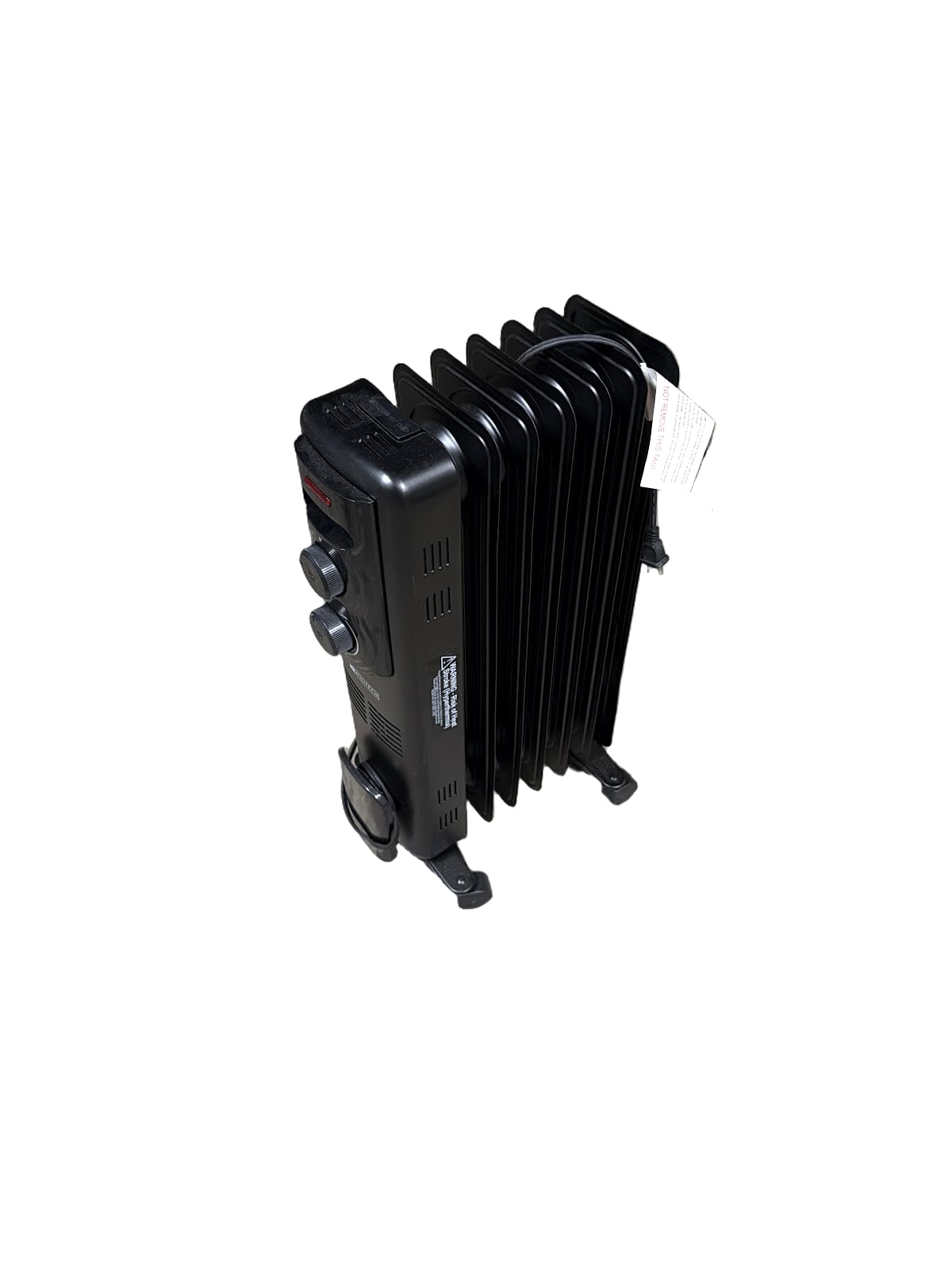 Portable electric oil radiator