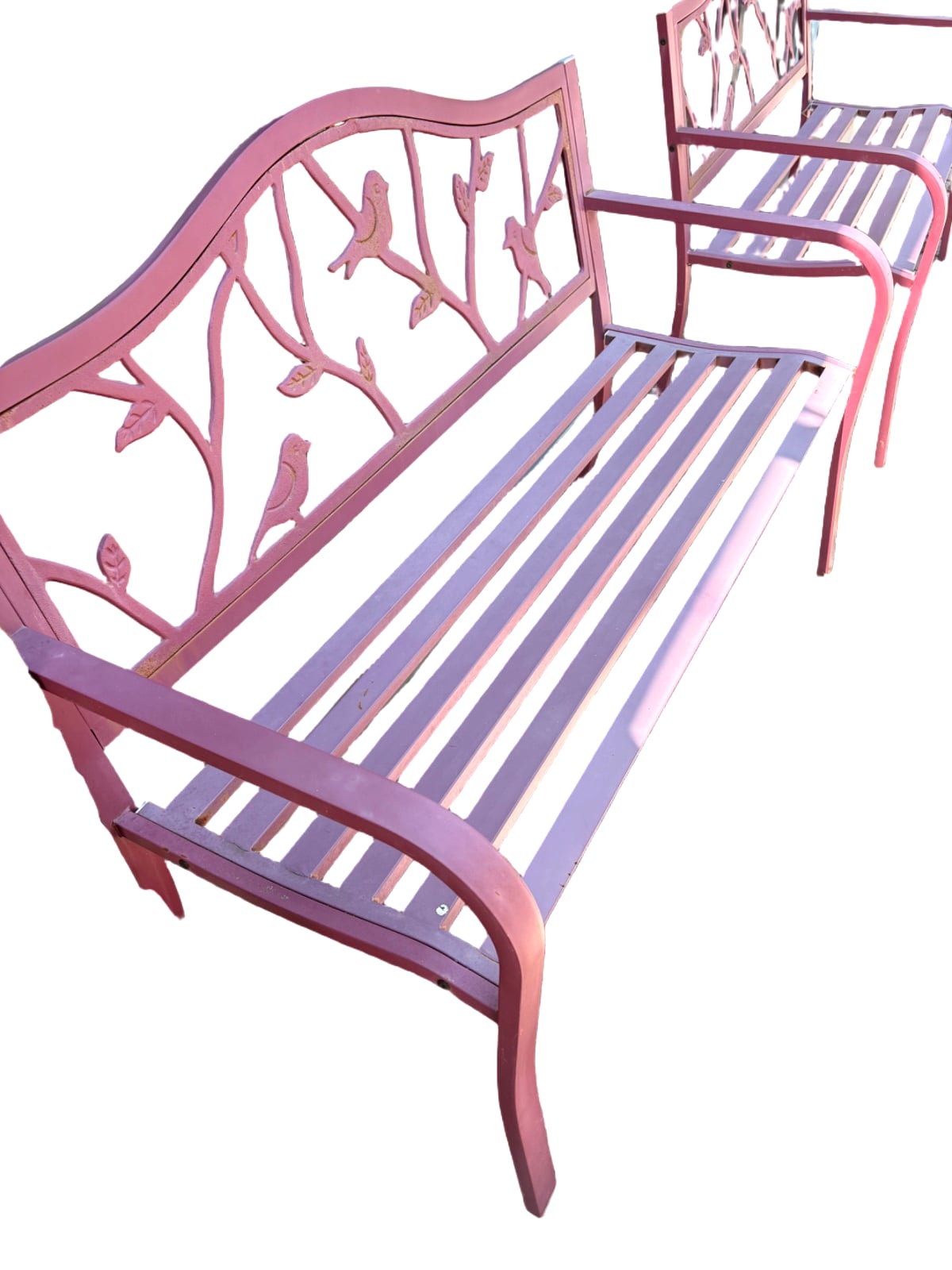 Outdoor Metal Bench