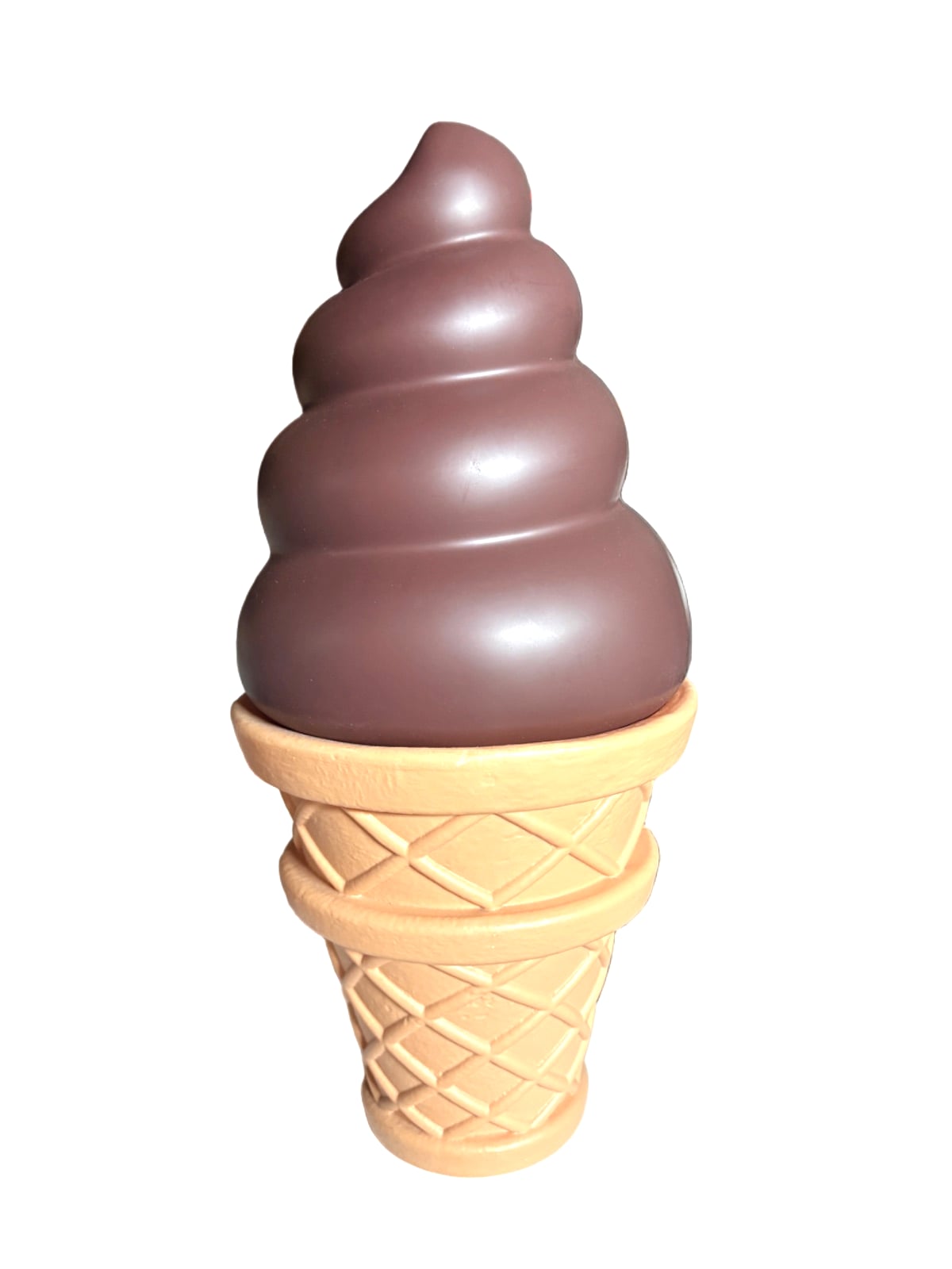 Chocolate Soft Serve Ice Cream Display