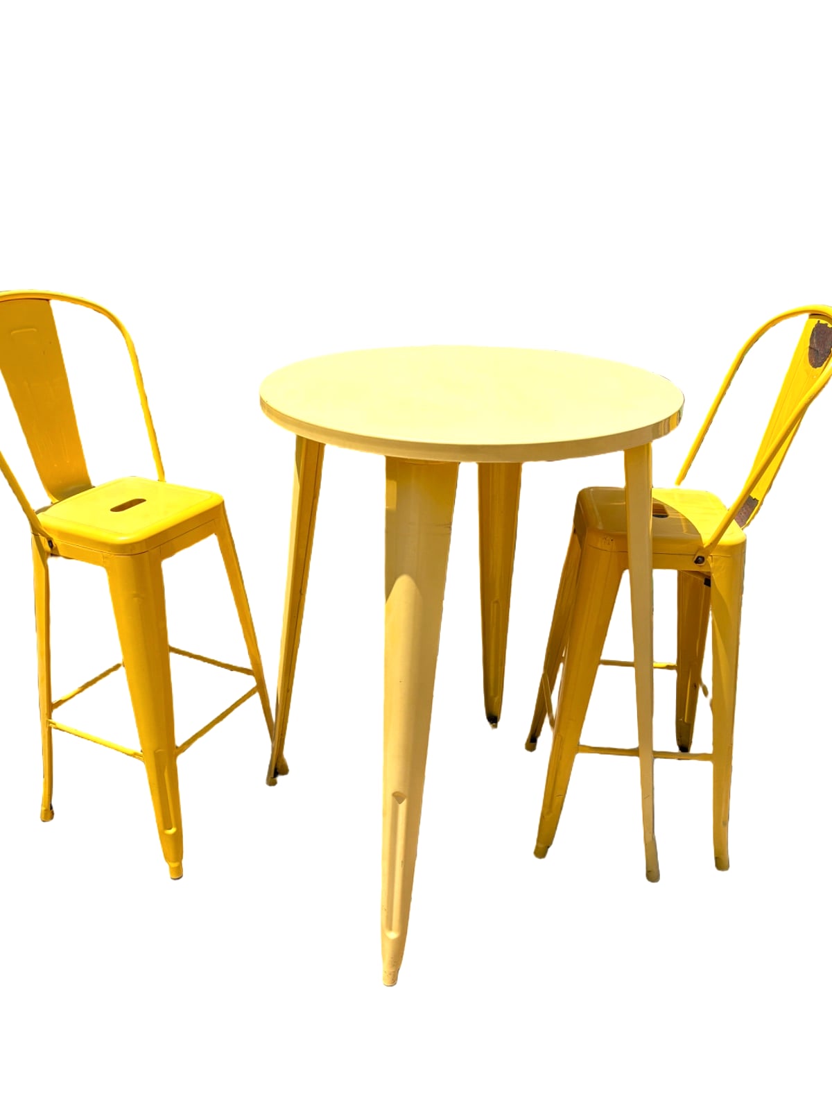 Yellow Bistro Table