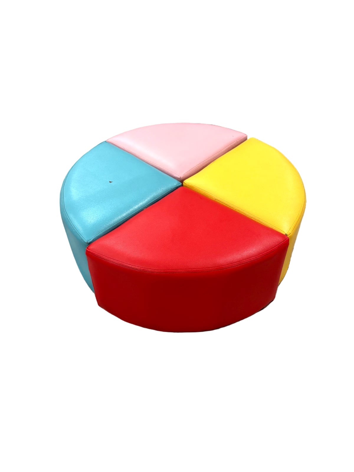 Colorful Round Ottoman