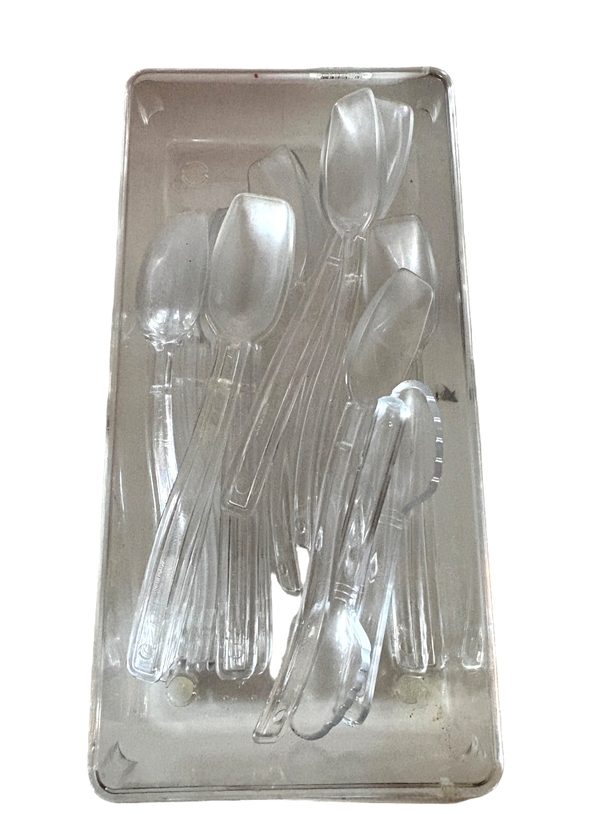 Clear Plastic Serving Utensils Set