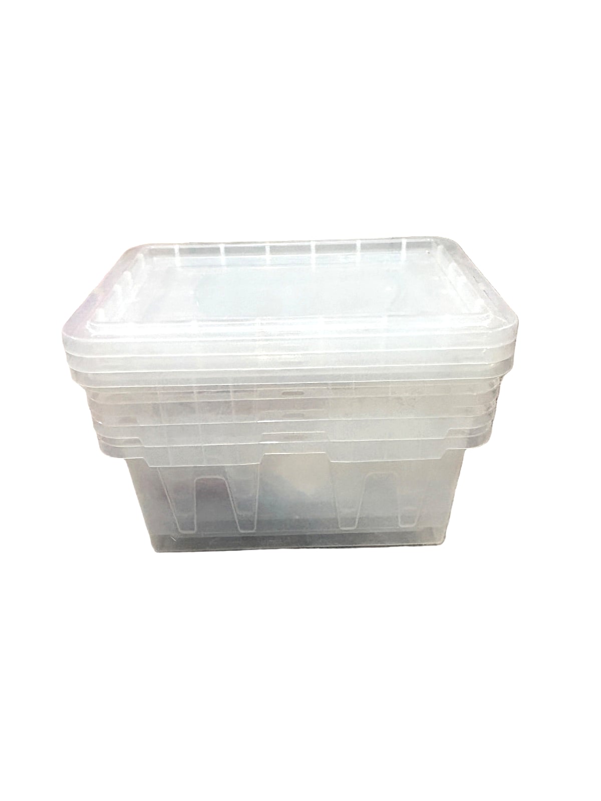 Clear Plastic Storage Bin