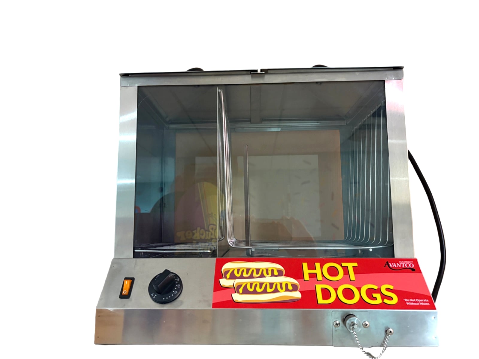 Avantco Hot Dog Steamer