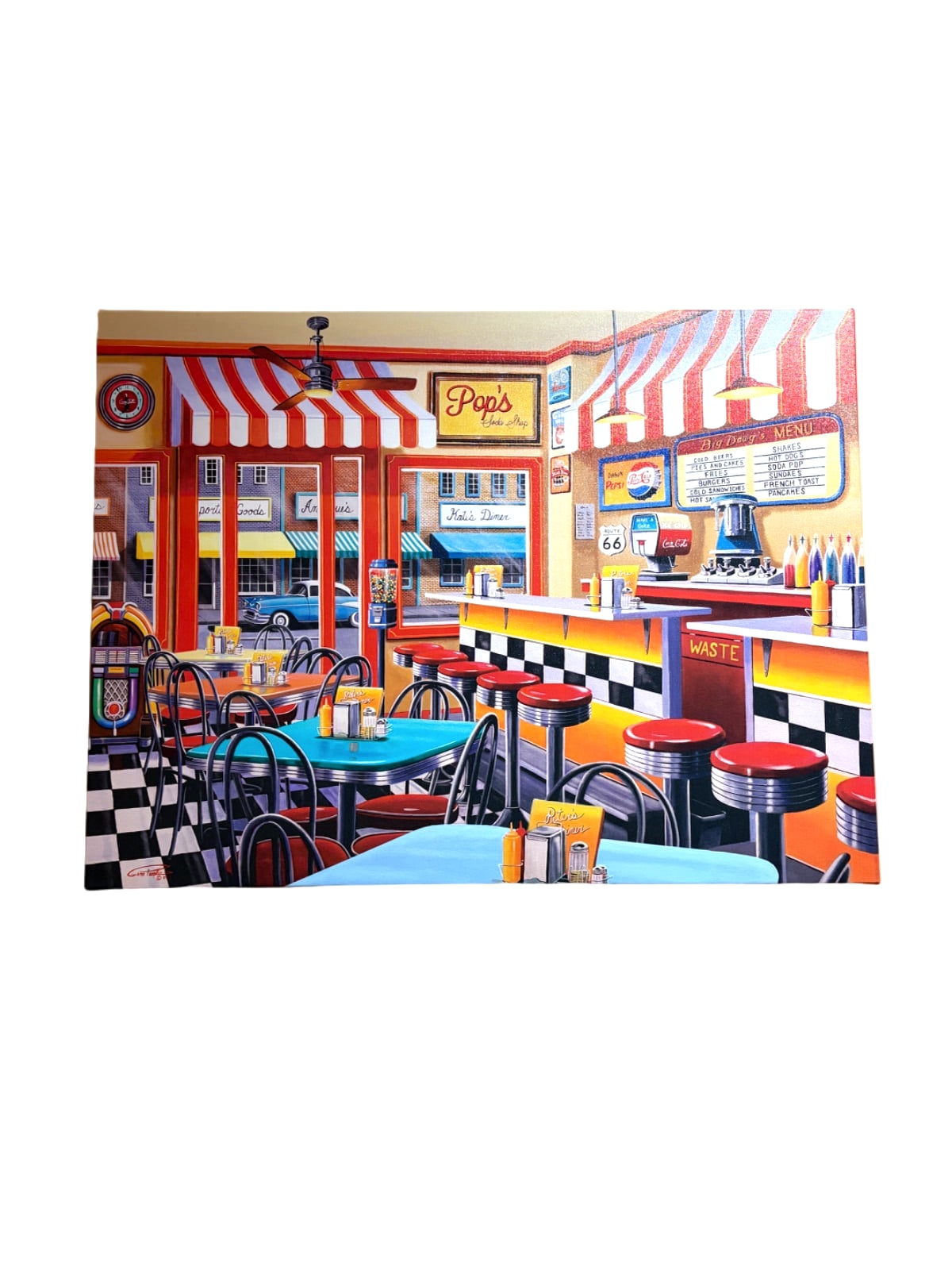Framed Restaurant Art Print