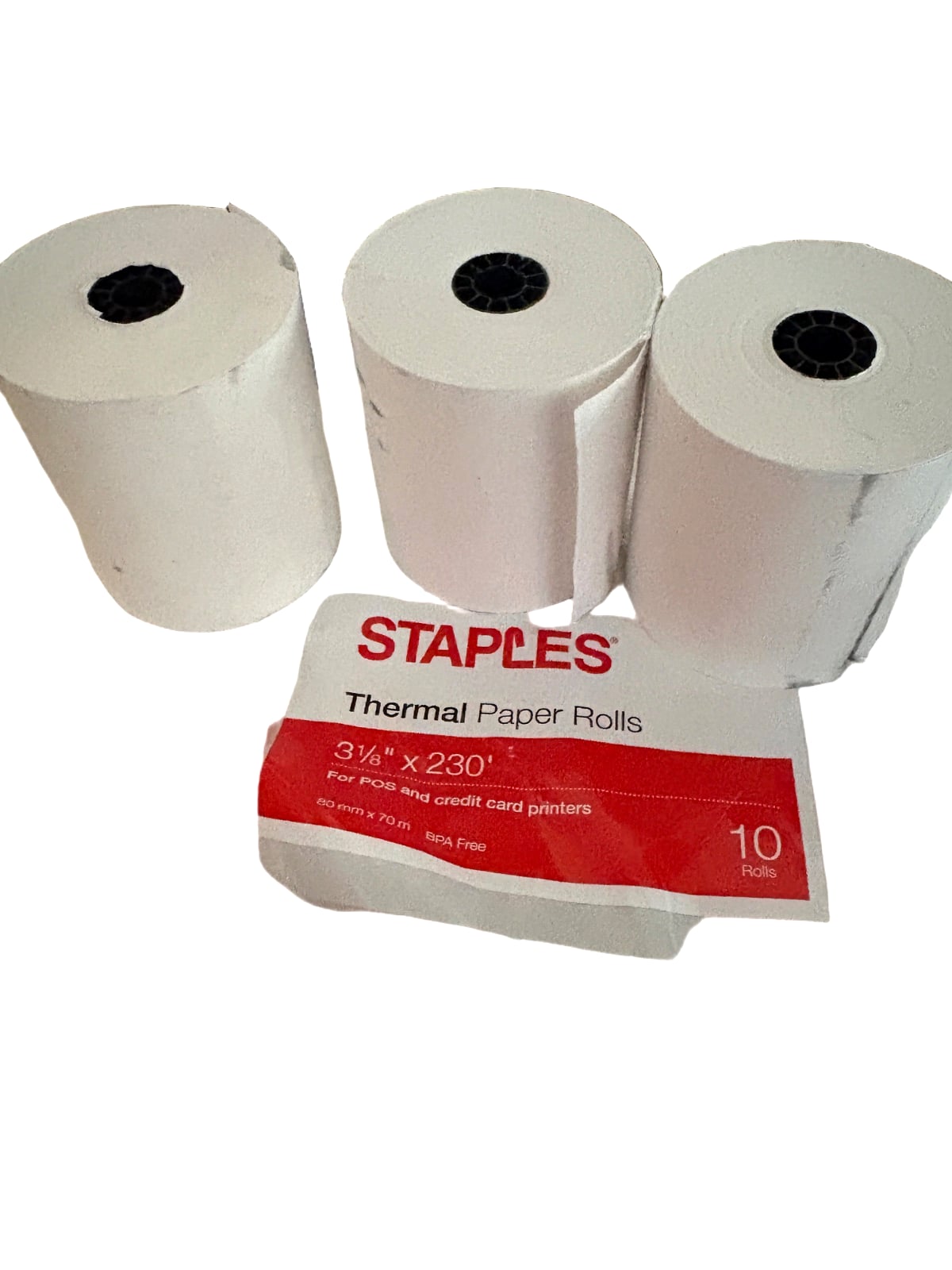 Staples Thermal Paper Rolls 3¼" x 230'