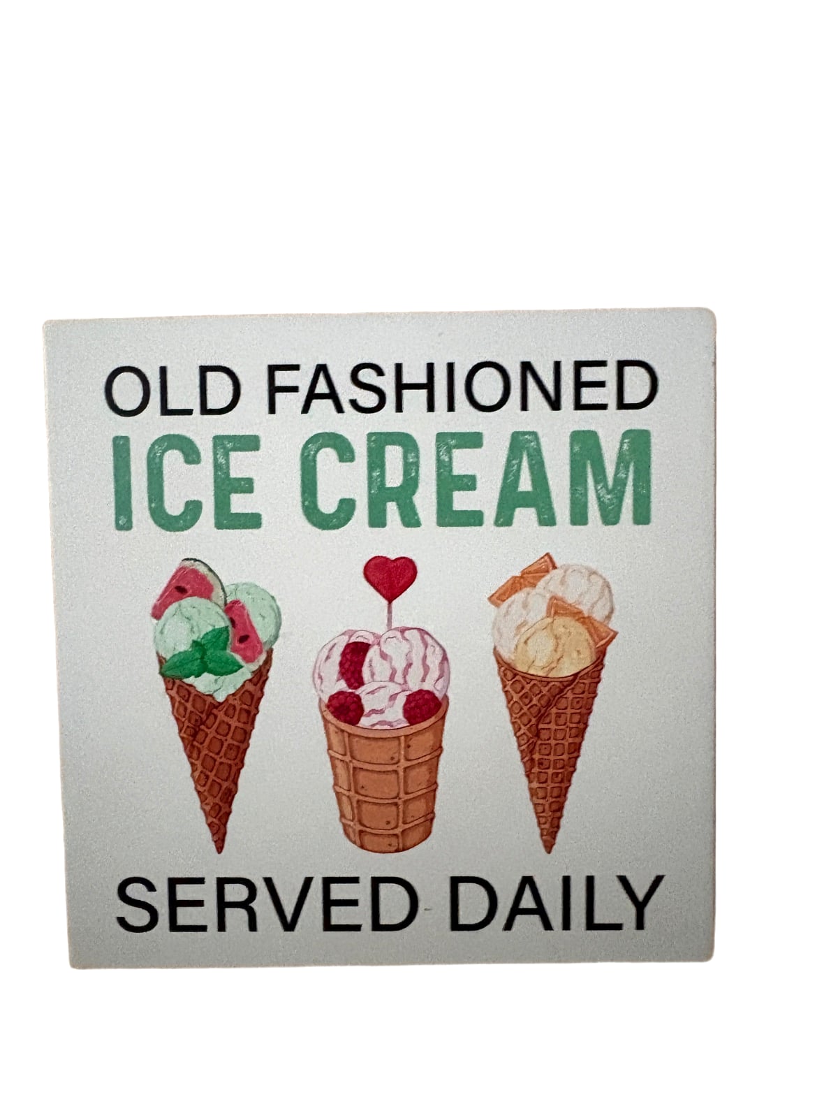 Old Fashioned Ice Cream Sign