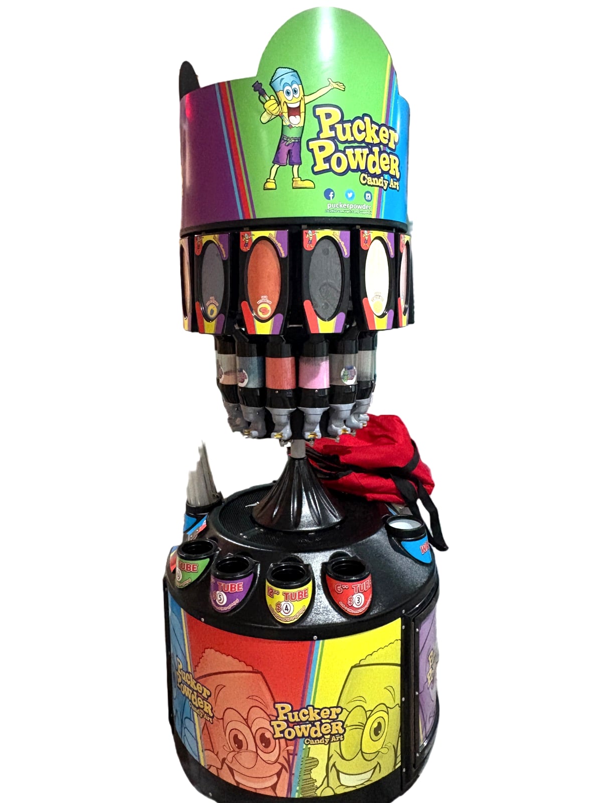 Rucker Powder Crunchy Candy Art Dispenser