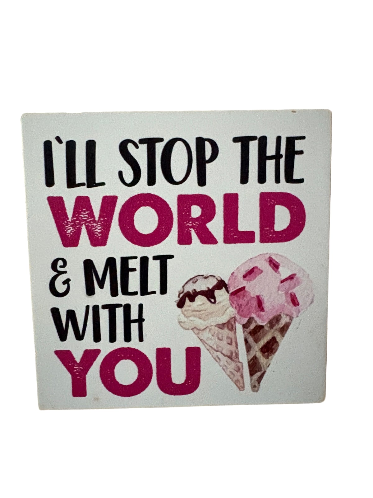 Decorative Ice Cream Sign