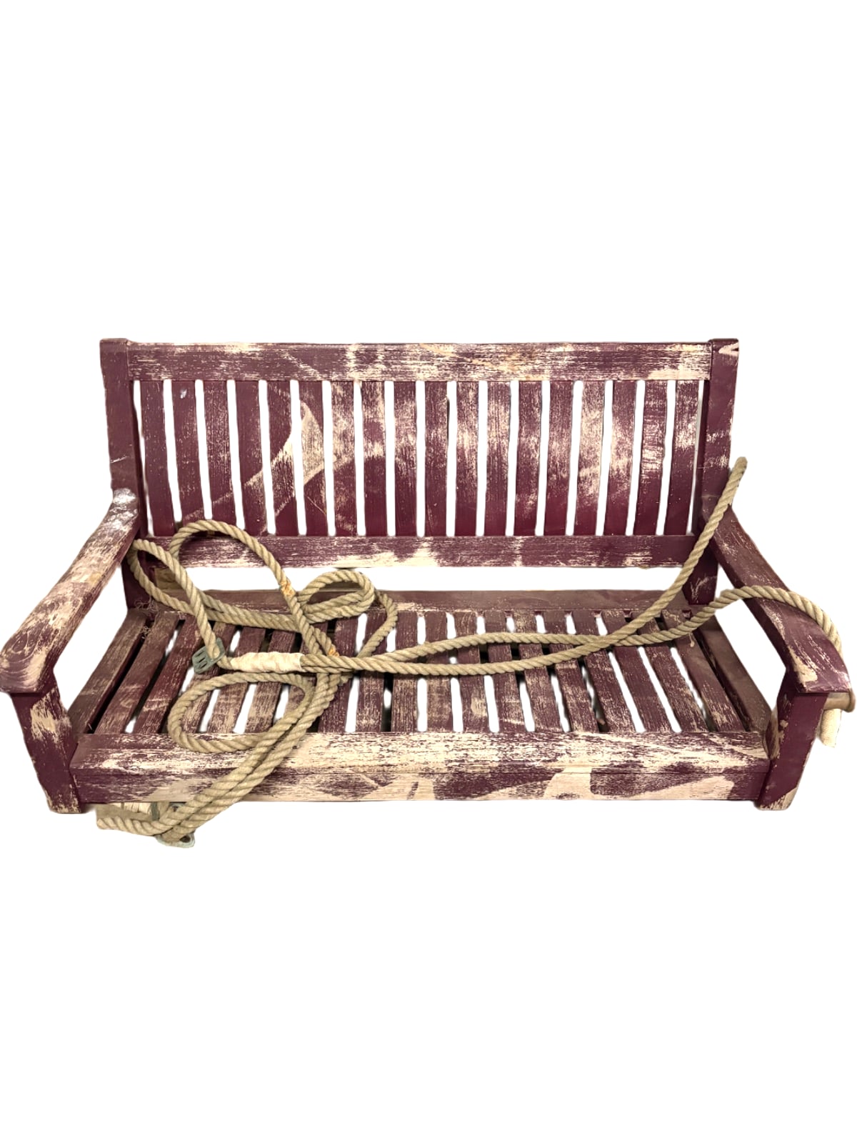 Hanging Wooden Outdoor Bench