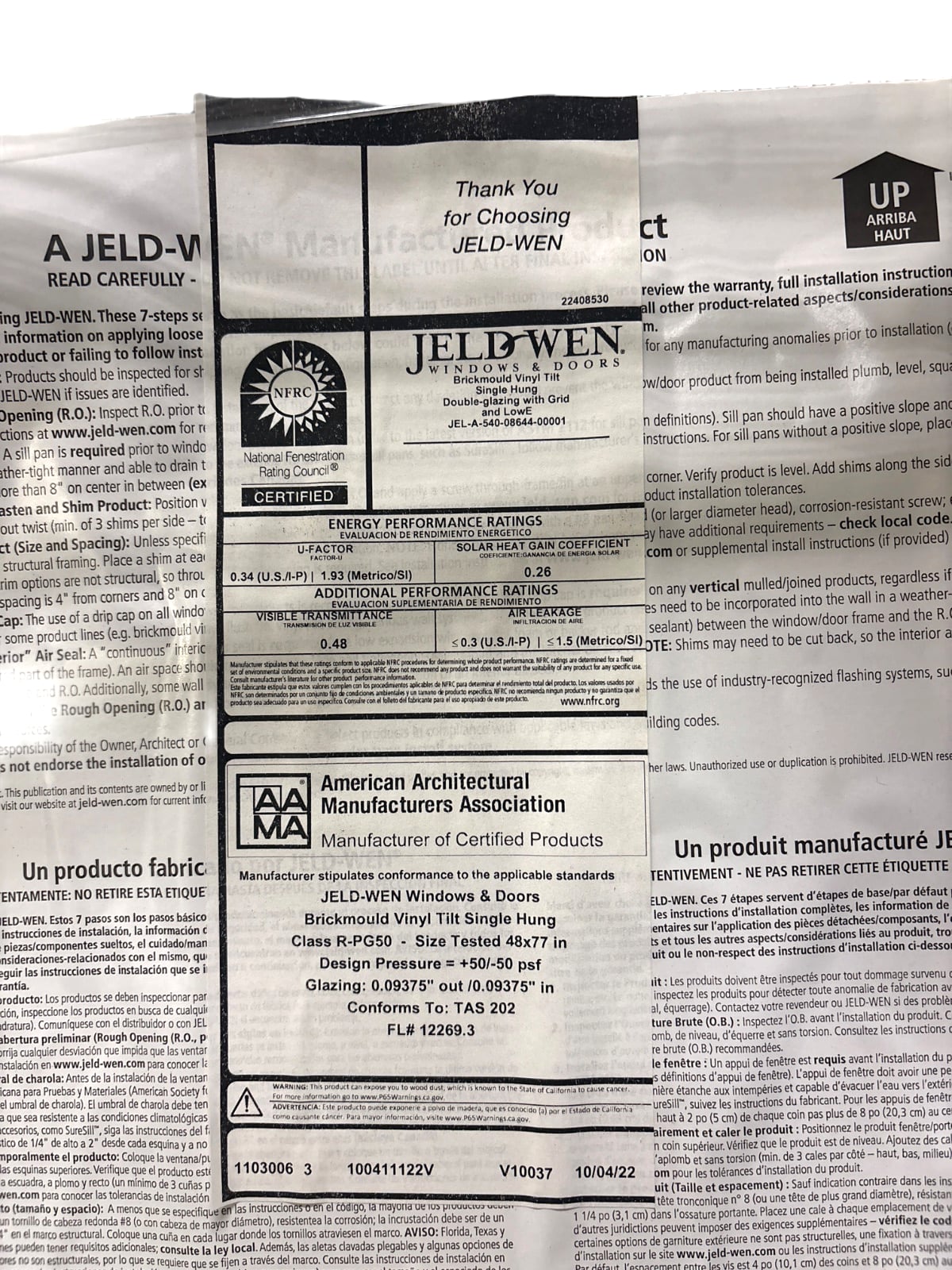 JELD-WEN Window & Door Installation Instructions
