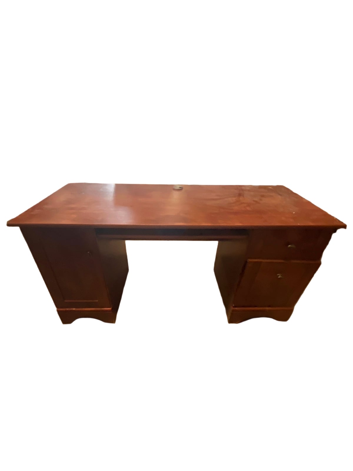 Wooden Desk with Drawers